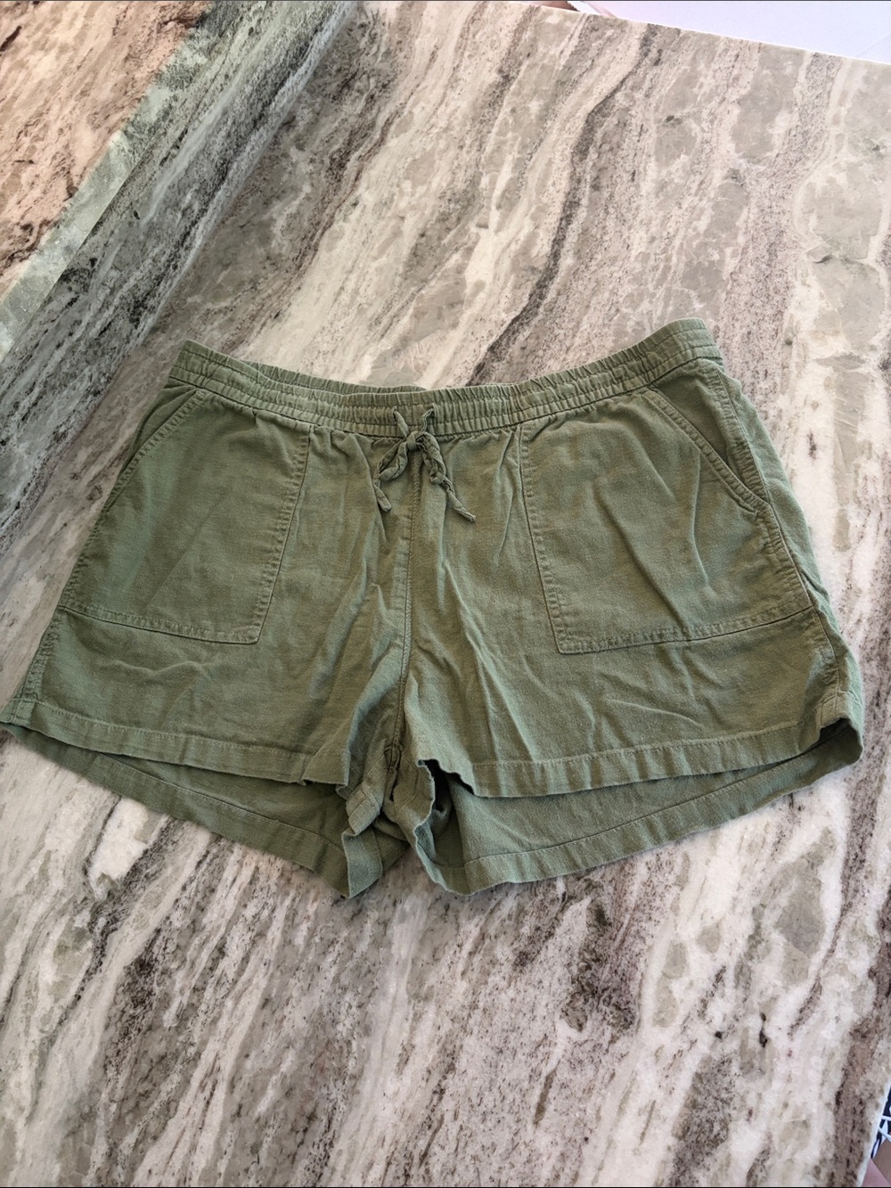 Green J. Crew Factory Shorts Size Large